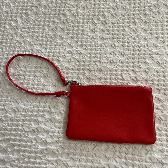 ‘Coccinelle’ Genuine Leather Wristlet Purse - Picture 3 of 6